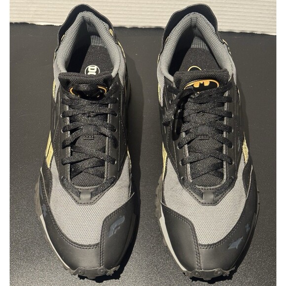 DC X Reebok LX 2200 Batman Core Black Matte Gold Grey HQ4584 Sneaker Shoe Sz 11 main image 6